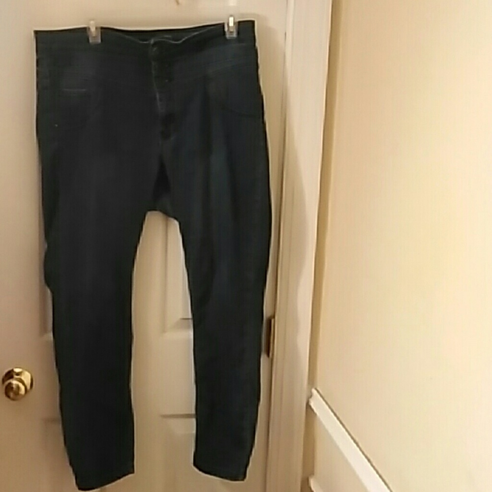 High waisted skinny jeans